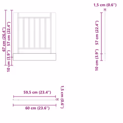 VidaXL 853906 Armoire de rangement de salle à manger et de cuisine - Vue supplémentaire 8