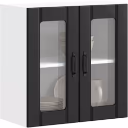 Cette armoire murale de cuisine est destinée à optimiser l'espace de votre cuisine et à décorer votre maison ! Matériau stabl ...