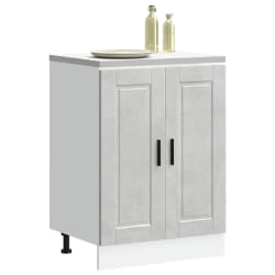 vidaXL - Armoire de cuisine Porto gris béton