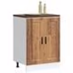 vidaXL Armoire de cuisine Porto vieux bois bois dingénierie 853925