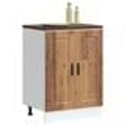 vidaXL Armoire de cuisine Porto vieux bois bois dingénierie 853925