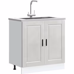 Ce meuble sous évier optimise l'espace de votre cuisine et offre un grand espace de rangement pour vos effets personnels ! Ma ...