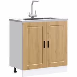 Ce meuble sous évier optimise l'espace de votre cuisine et offre un grand espace de rangement pour vos effets personnels ! Ma ...
