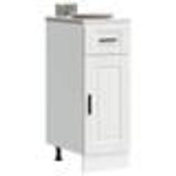 vidaXL Armoire de cuisine Porto blanc bois dingénierie 853937