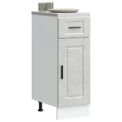 VidaXL Armoire de cuisine Porto - Gris béton