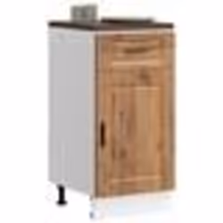 vidaXL Armoire de cuisine Porto vieux bois bois dingénierie 853955