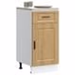 vidaXL Armoire de cuisine Porto chêne artisanal bois dingénierie 853956