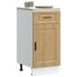 vidaXL Armoire de cuisine Porto chêne artisanal bois dingénierie 853956