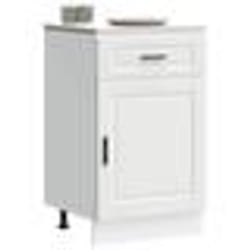 vidaXL Armoire de cuisine Porto blanc bois dingénierie 853957