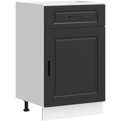 Armoire de cuisine Porto noir bois d'ingénierie Vidaxl