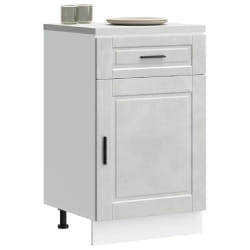 vidaXL Armoire de Cuisine Porto Gris Béton