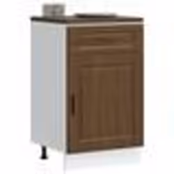vidaXL Armoire de cuisine Porto chêne marron bois dingénierie 853964