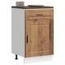 vidaXL Armoire de cuisine Porto vieux bois bois dingénierie 853965