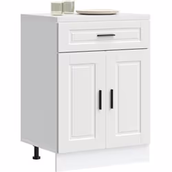 Cette armoire de cuisine optimise votre espace de cuisine, offrant un espace de rangement suffisant pour vos effets personnel ...