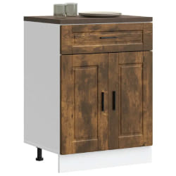 VidaXL Armoire de cuisine Porto chêne fumé