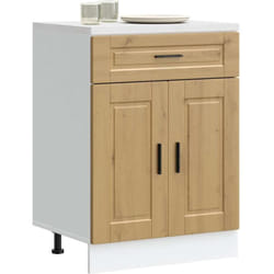 Vidaxl - Armoire de cuisine Porto chêne artisanal bois d'ingénierie