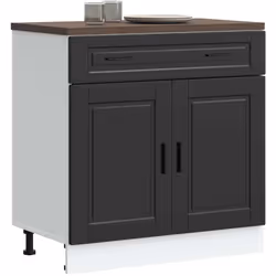 Cette armoire de cuisine optimise votre espace de cuisine, offrant un espace de rangement suffisant pour vos effets personnel ...