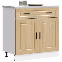 Cette armoire de cuisine optimise votre espace de cuisine, offrant un espace de rangement suffisant pour vos effets personnel ...