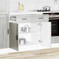 vidaXL Armoire de cuisine Porto sonoma gris