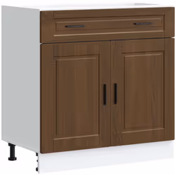 Cette armoire de cuisine optimise votre espace de cuisine, offrant un espace de rangement suffisant pour vos effets personnel ...