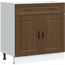 Vidaxl - Armoire de cuisine Porto chêne marron bois d'ingénierie