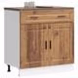vidaXL Armoire de cuisine Porto vieux bois bois dingénierie 853985