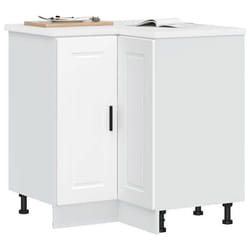 vidaXL Armoire dangle de cuisine Porto blanc bois dingénierie 853987