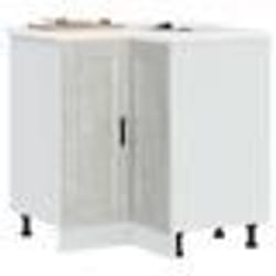 vidaXL Armoire dangle de cuisine Porto gris béton bois dingénierie 853991