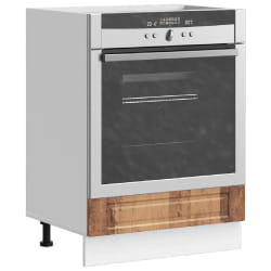 vidaXL Armoire à Four Porto - Vieux Bois
