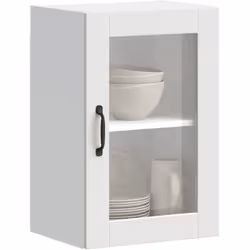 Cette armoire murale de cuisine est destinée à optimiser l'espace de votre cuisine et à décorer votre maison ! Matériau stabl ...