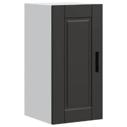 vidaXL Armoire murale de cuisine Porto noir bois d'ingénierie