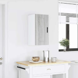 vidaXL Armoire Murale de Cuisine Porto - Sonoma Gris