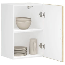 vidaXL Armoire murale de cuisine Porto chêne sonoma bois dingénierie 854030