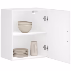 Cette armoire murale de cuisine optimise l'espace de votre cuisine et offre un vaste espace de rangement pour vos effets pers ...