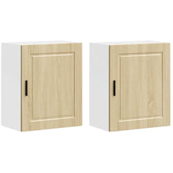 Armoires murales de cuisine 2 pcs Porto chêne sonoma Vidaxl