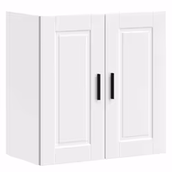 vidaXL Armoire murale de cuisine Porto blanc bois dingénierie 854057