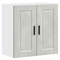 Vidaxl - Armoire Murale De Cuisine Porto Gris Béton Bois D'Ingénierie