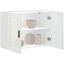 Armoire murale de cuisine Porto blanc brillant bois ingénierie Vidaxl