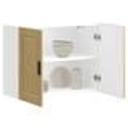 vidaXL Armoire murale de cuisine Porto chêne sonoma bois dingénierie meuble mural de cuisine armoire pour mur de cuisine 854070