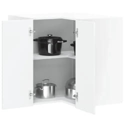 vidaXL Armoire Murale Angle Cuisine Porto Blanc