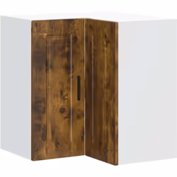 Ce meuble mural d'angle de cuisine est conçu pour optimiser l'espace de votre cuisine et décorer votre maison ! Matériau stab ...