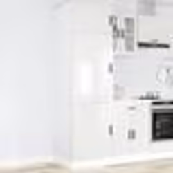vidaXL Armoire de cuisine Porto blanc brillant bois dingénierie 854109