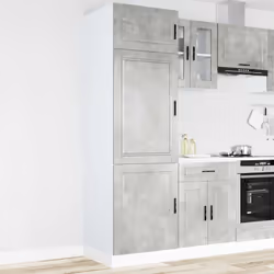 Cette armoire de cuisine optimise l'espace de votre cuisine et offre un grand espace de rangement pour vos effets personnels  ...