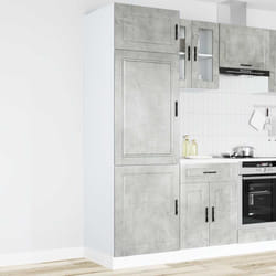 Vidaxl - Armoire de cuisine Porto gris béton bois d'ingénierie
