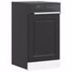 vidaXL Panneau de lave-vaisselle Porto noir 45x15x67 cm 854128