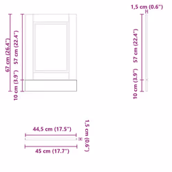 VidaXL 854131 Armoire de rangement de salle à manger et de cuisine - Vue supplémentaire 8