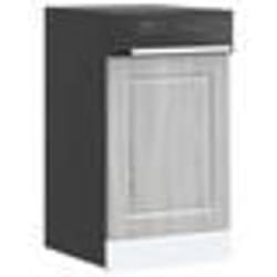 vidaXL Panneau de lave-vaisselle Porto sonoma gris 45x15x67 cm 854133