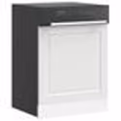 vidaXL Panneau de lave-vaisselle Porto blanc 60x15x67 cm 854137