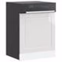vidaXL Panneau de lave-vaisselle Porto blanc brillant 60x15x67 cm 854139