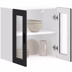 Cette armoire murale de cuisine est destinée à optimiser l'espace de votre cuisine et à décorer votre maison ! Matériau stabl ...